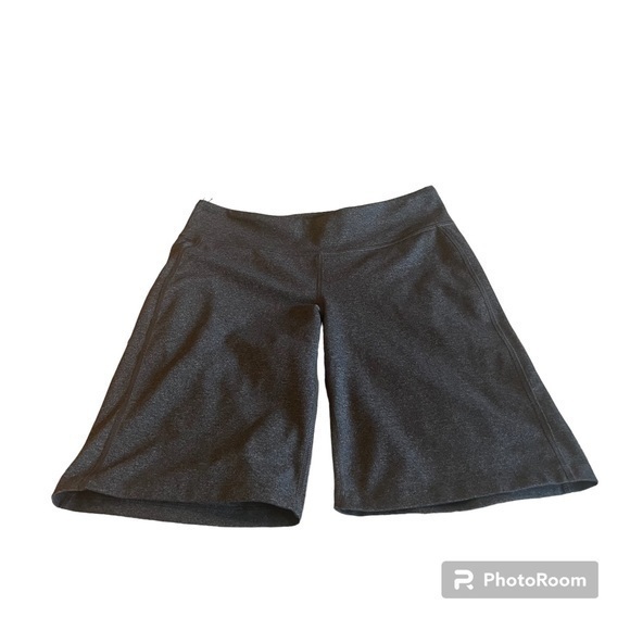 Lucy charcoal gray biker athletic shorts - Picture 1 of 6
